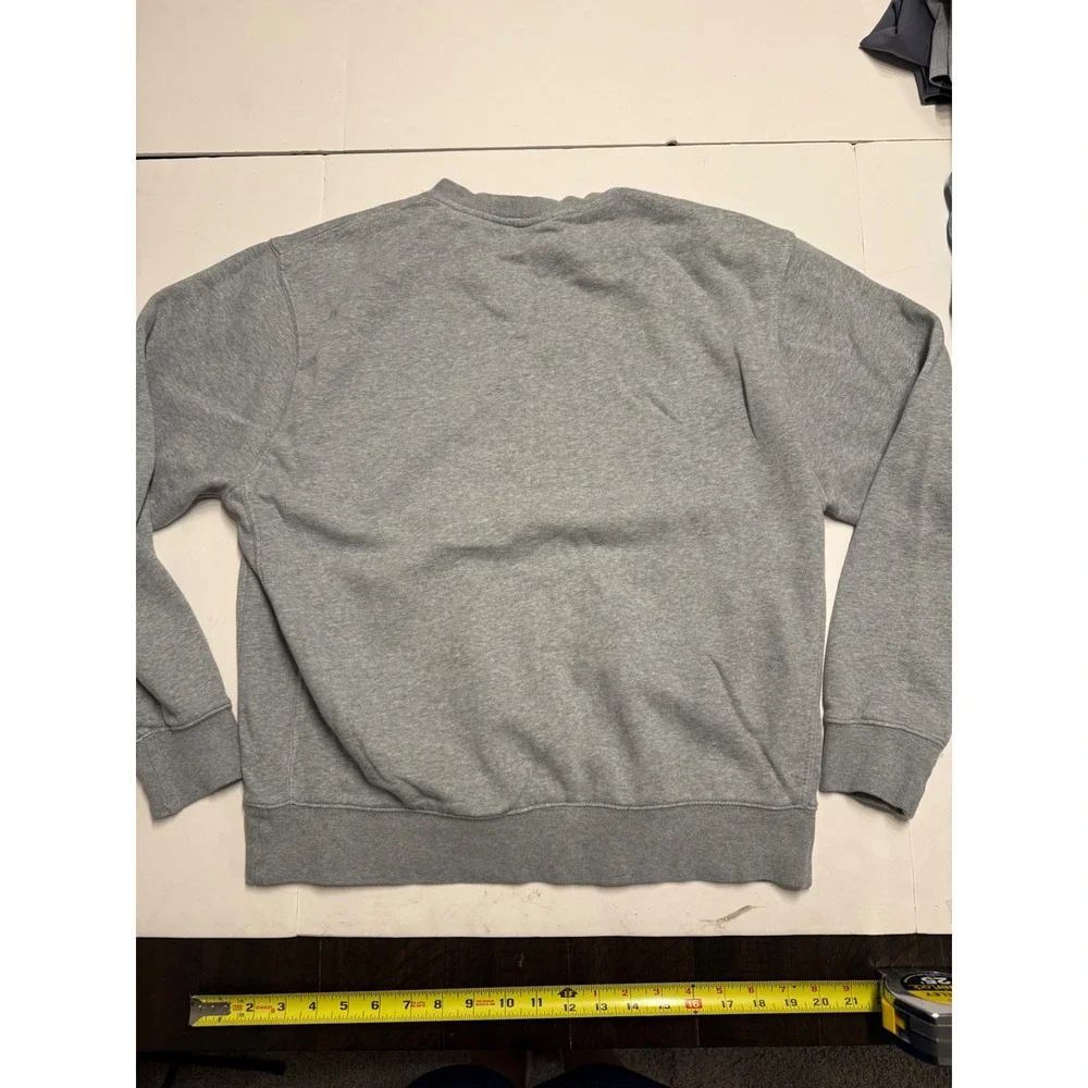 Nike Sportswear Club Fleece Crewneck Sweatshirt Mens Medium Heather Gray BV2662